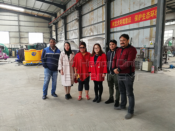 Bengali Customers Visited Our Factory and Ordered Amusement Equipments