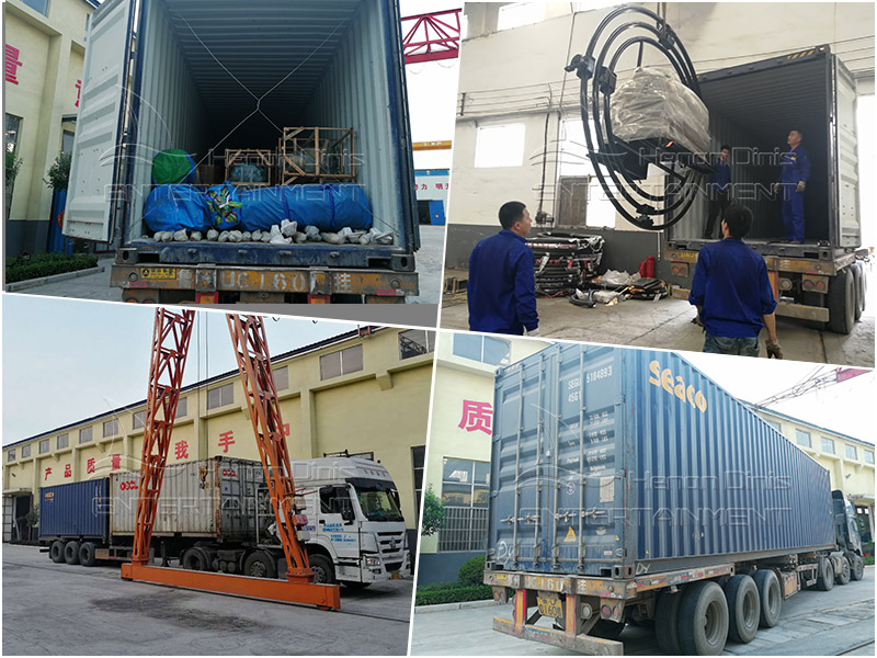 Load and Deliver Equipments to Japan
