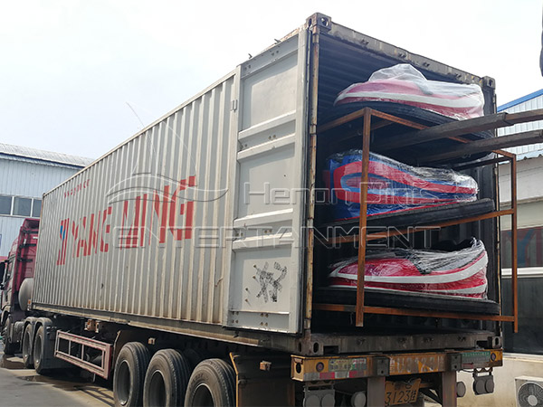 The Delivery of Bumper Cars and Carousel for Our UK Client