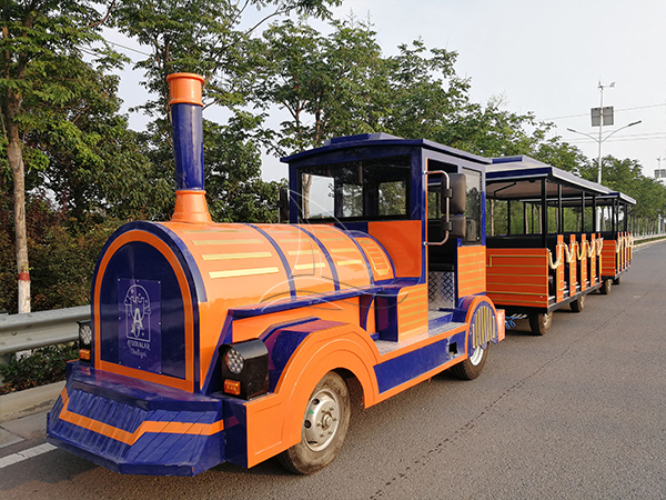 Orange Trackless Train for Sale
