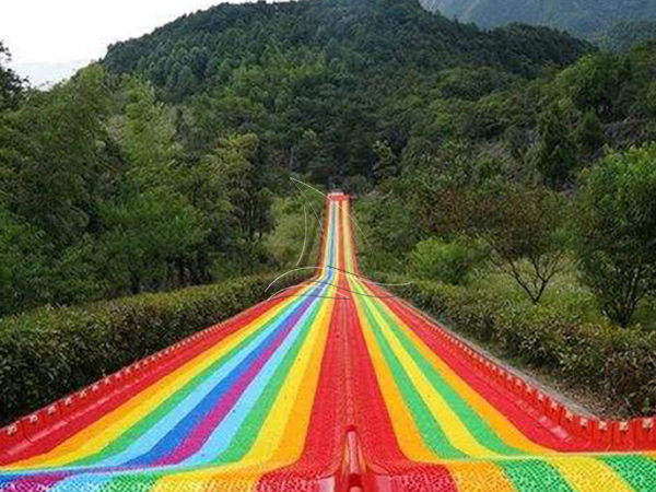 Rainbow Dry Snow Slope Slide