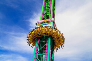 Amusement Park Rotary Jump Tower